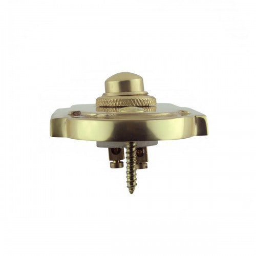 Wired Brass Door Bell Push Button 4" L