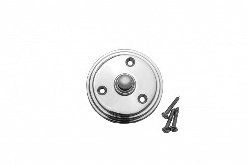 Chrome Plated Brass Doorbell Button Mounting Screws Included