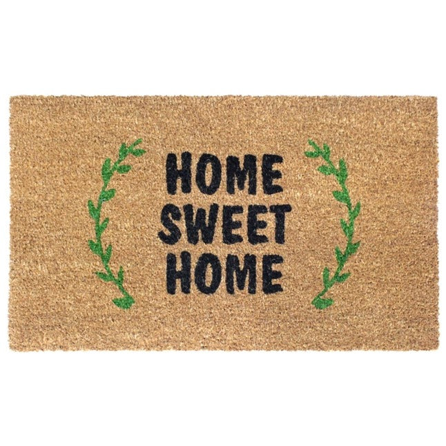 Black Home Sweet Home Doormat