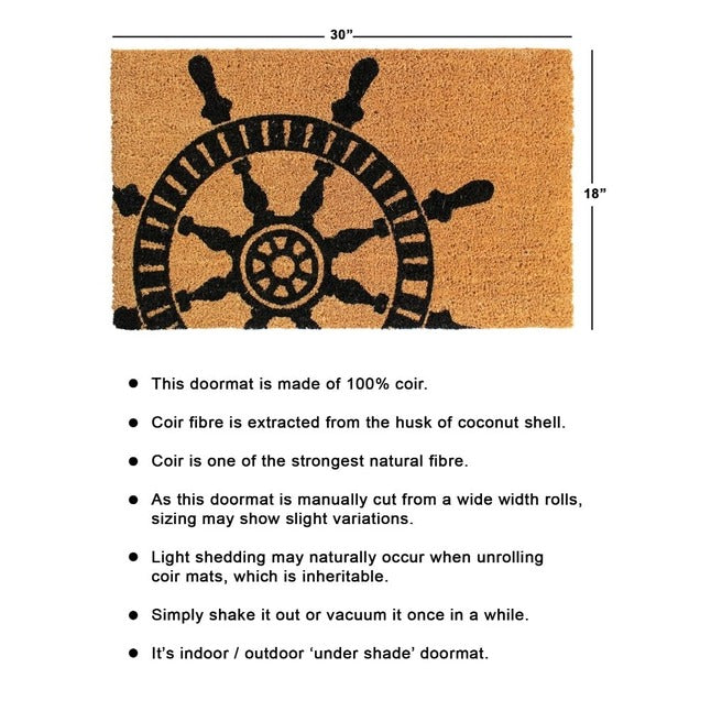 Natural Machine Tufted Anchor