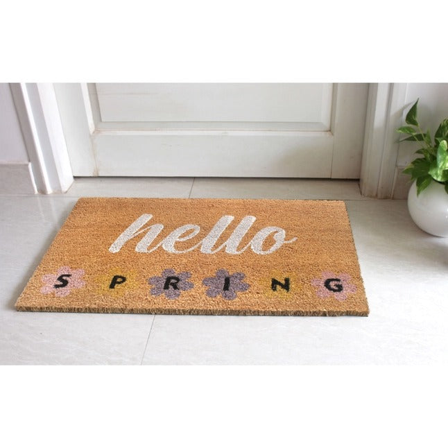 Hello Spring Doormat Fall