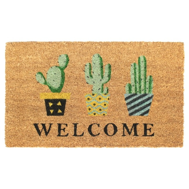 Multi Tufted Welcome Topiary Doormat