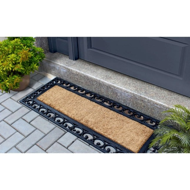 Moulded Rubber Coir Irongate Doormat