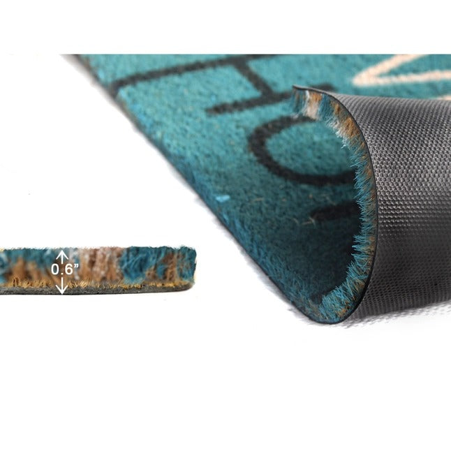 Home Sweet Home Teal Doormat