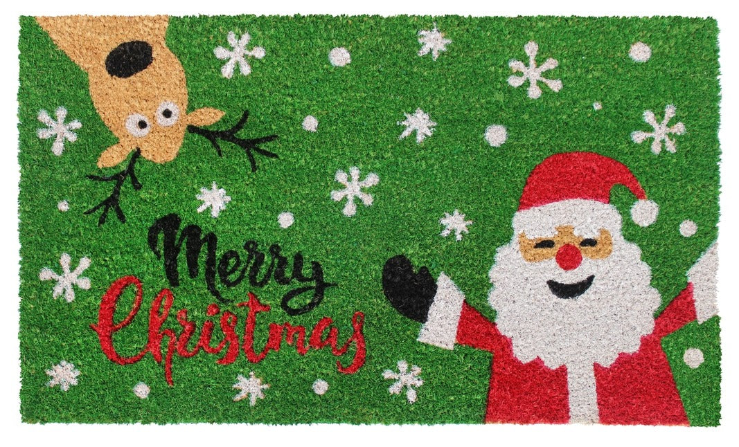 Multi Santa Merry Christmas Doormat