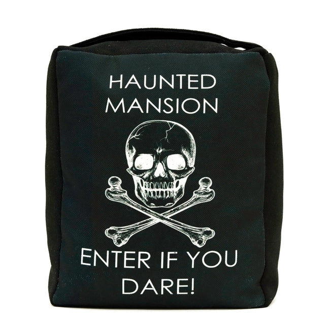 Halloween Fabric Door Stop-Haunted Mansion Enter If You Dare