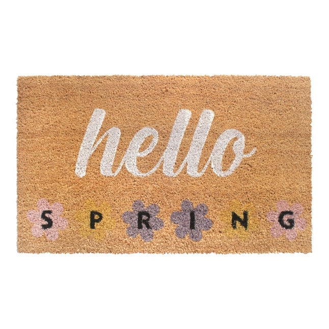 Hello Spring Doormat Fall