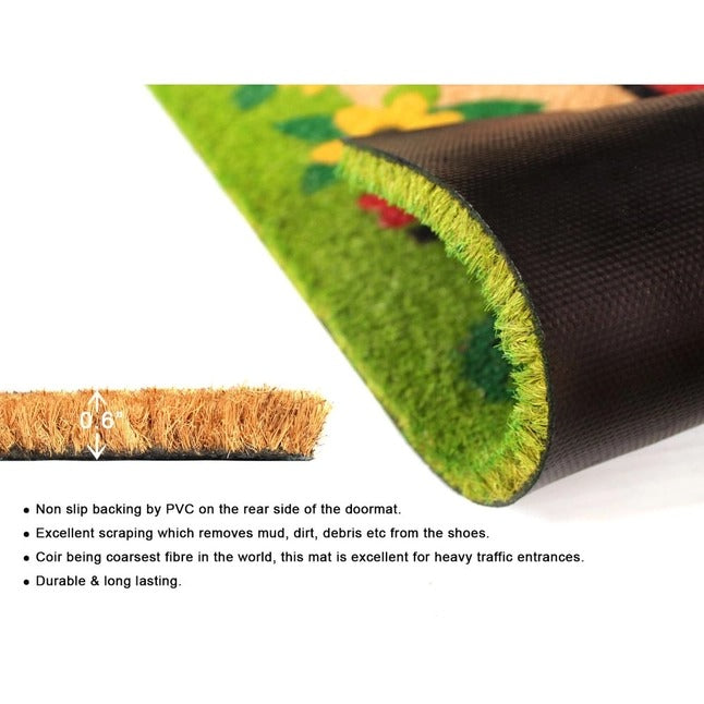 Natural Machine Tufted Garden