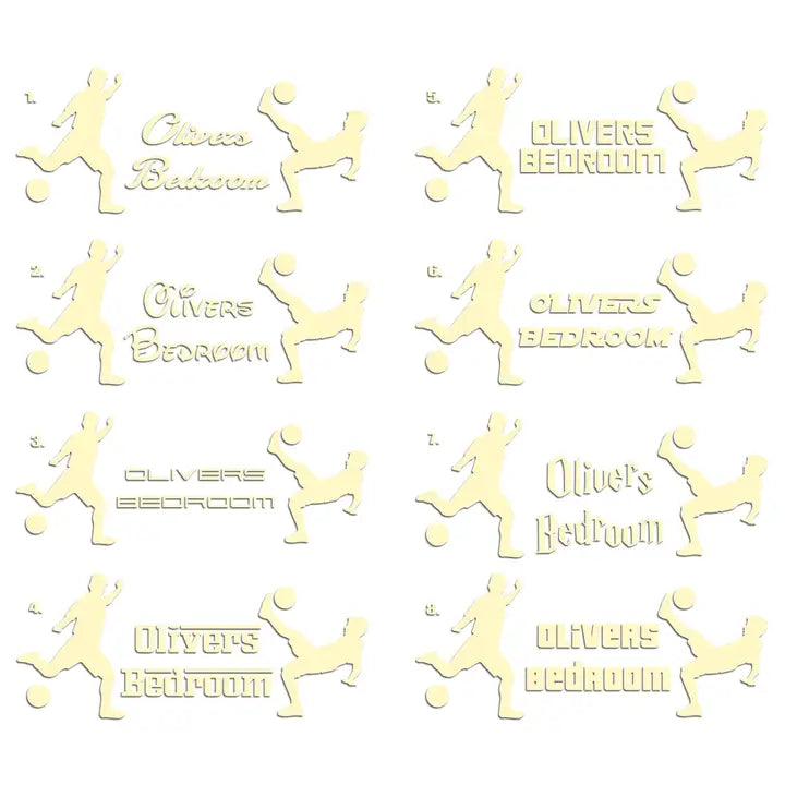 Boys Bedroom Door Sticker