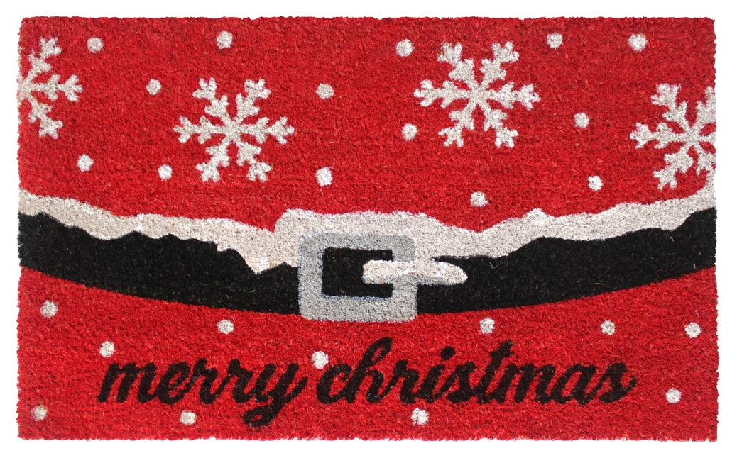 White Merry Christmas Doormat