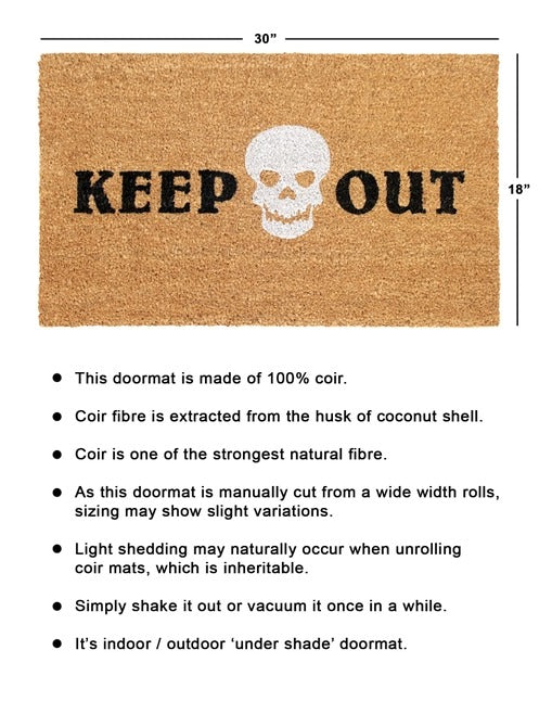 Multi Machine Tufted Keep Out Doormat