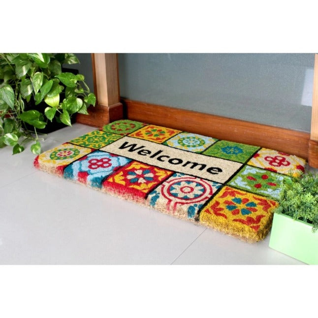 Bleach Welcome Folk Tile Rubber Doormat