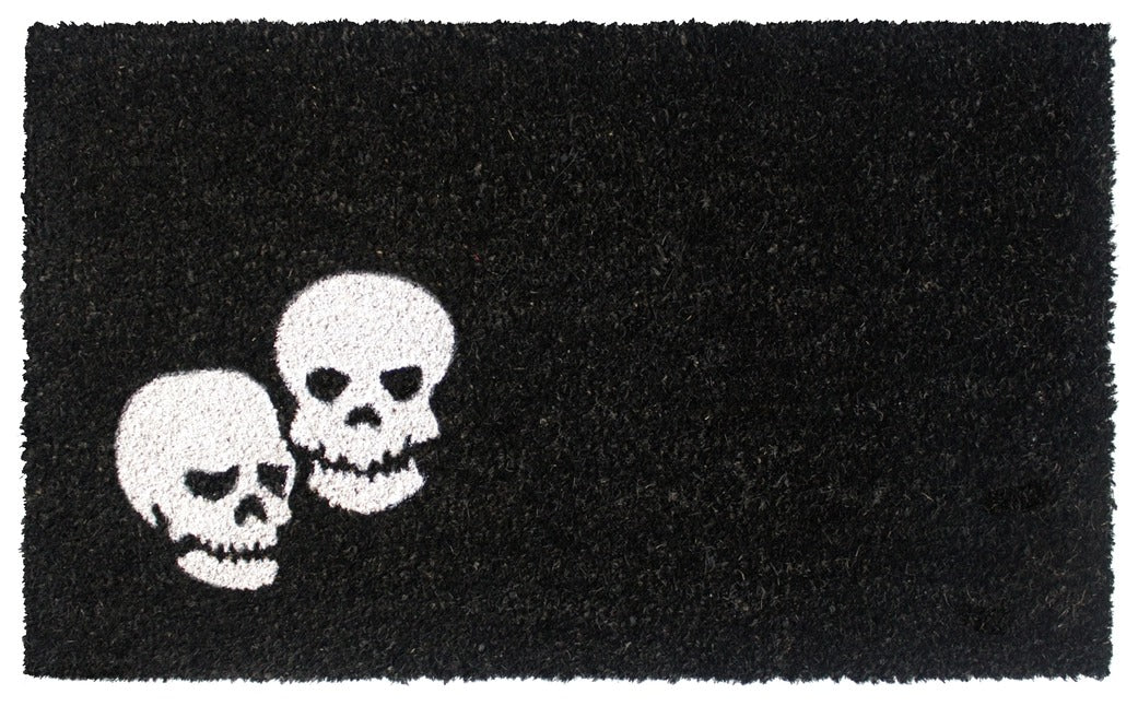 White Machine Tufted Skeletons Doormat