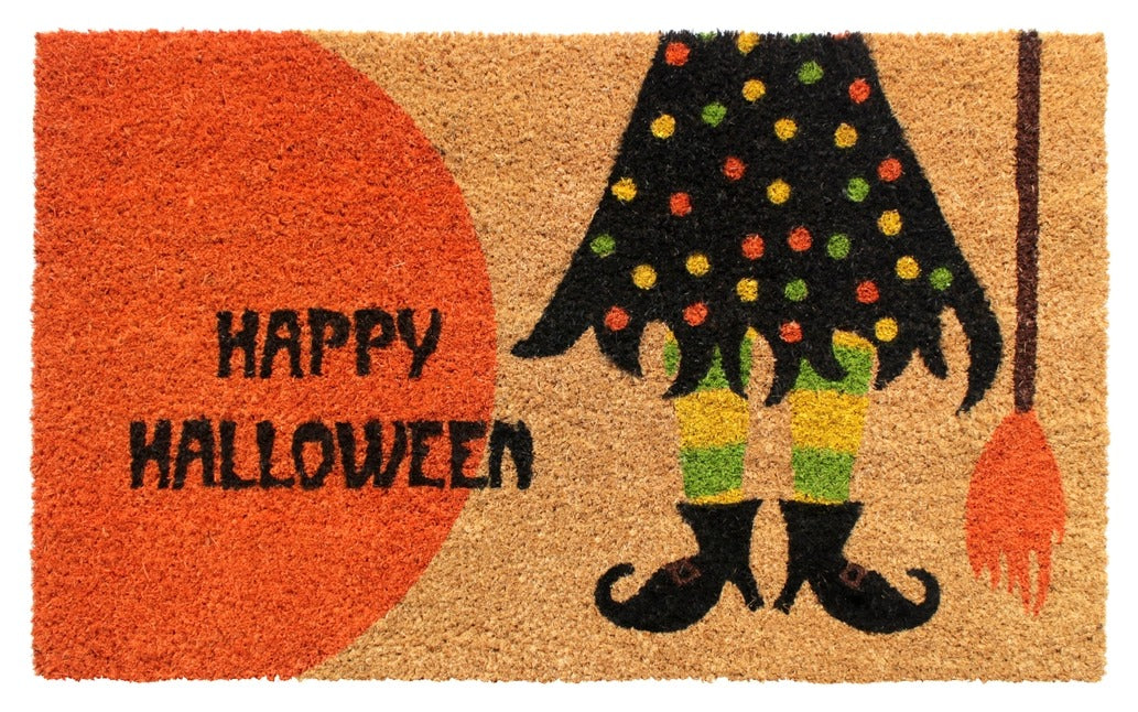 Multi Happy Halloween Witches Doormat