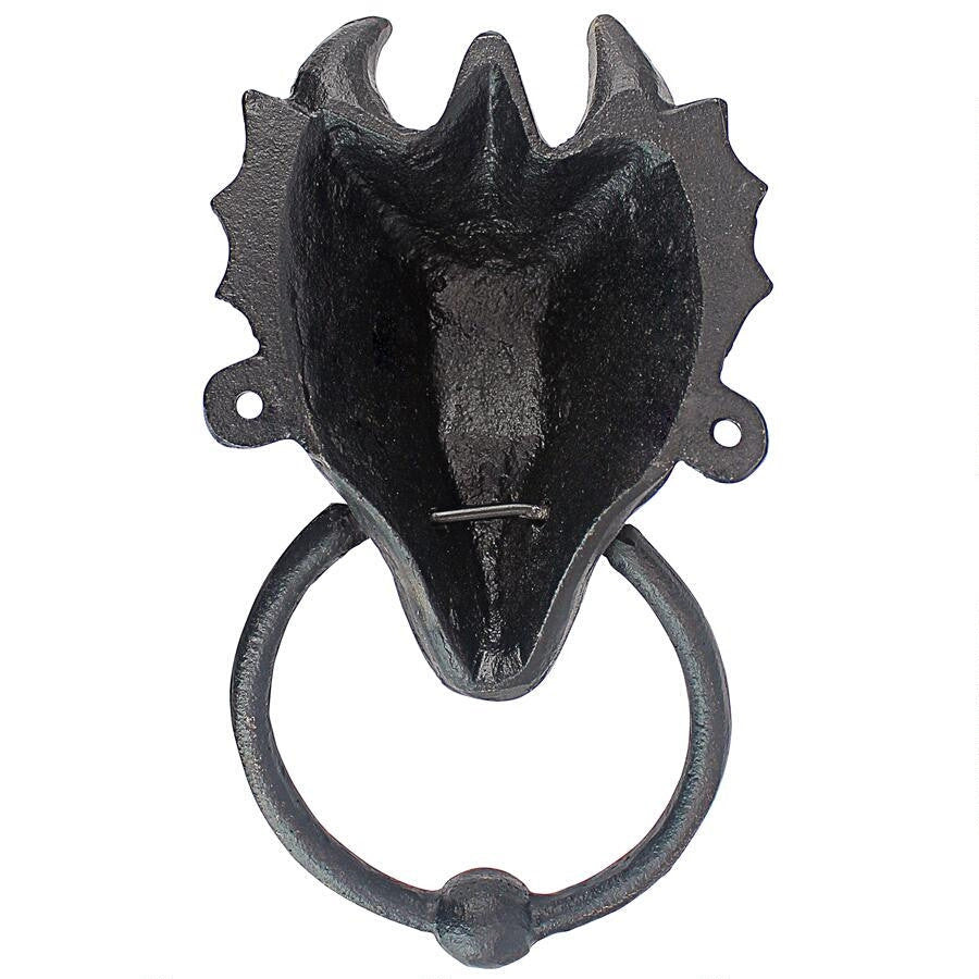 Head of the Dragon Foundry Iron Door Knocker