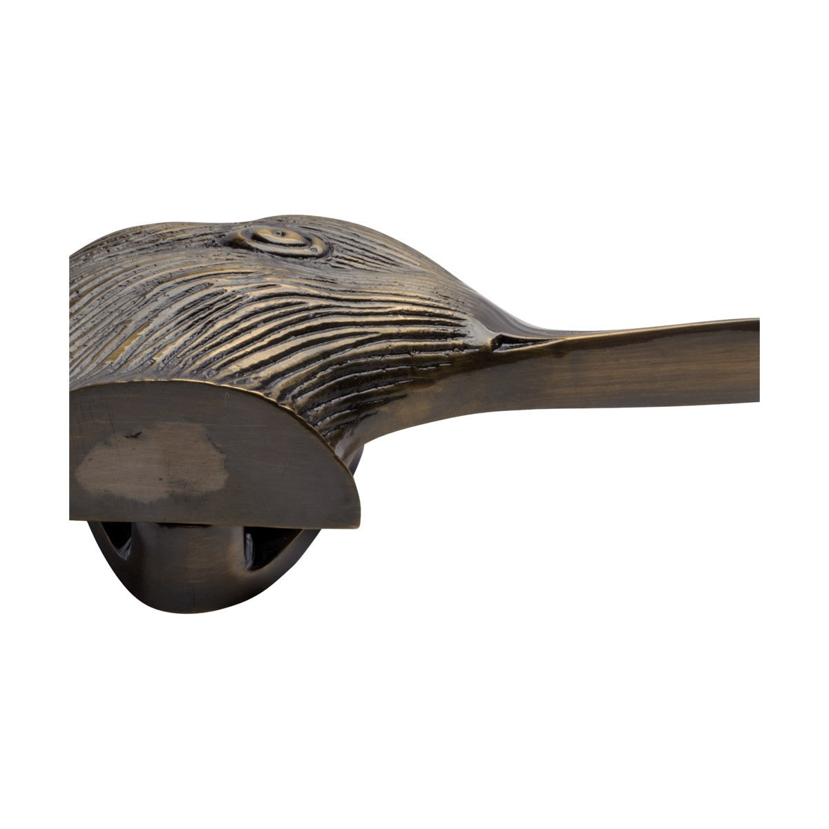 Antique Brass Door Knocker Duck Head