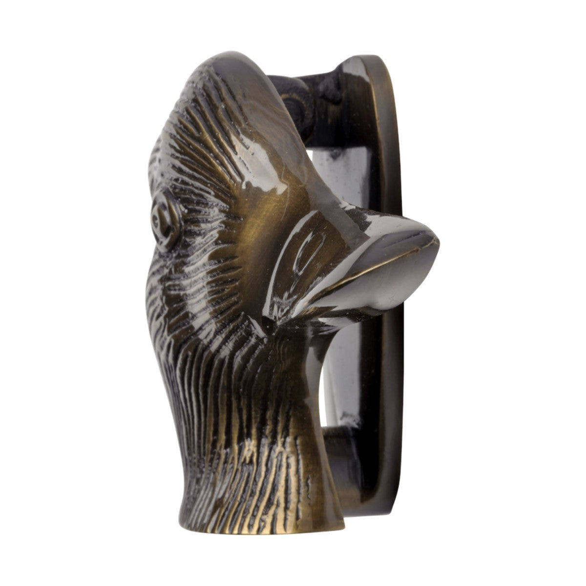 Antique Brass Door Knocker Duck Head