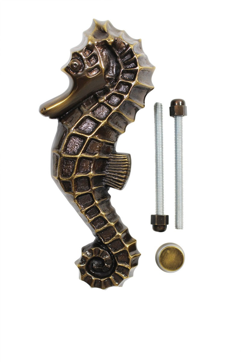 Antique Door Knocker Brass Antique Door Hardware Sea Horse Door Knocker 6 1/2