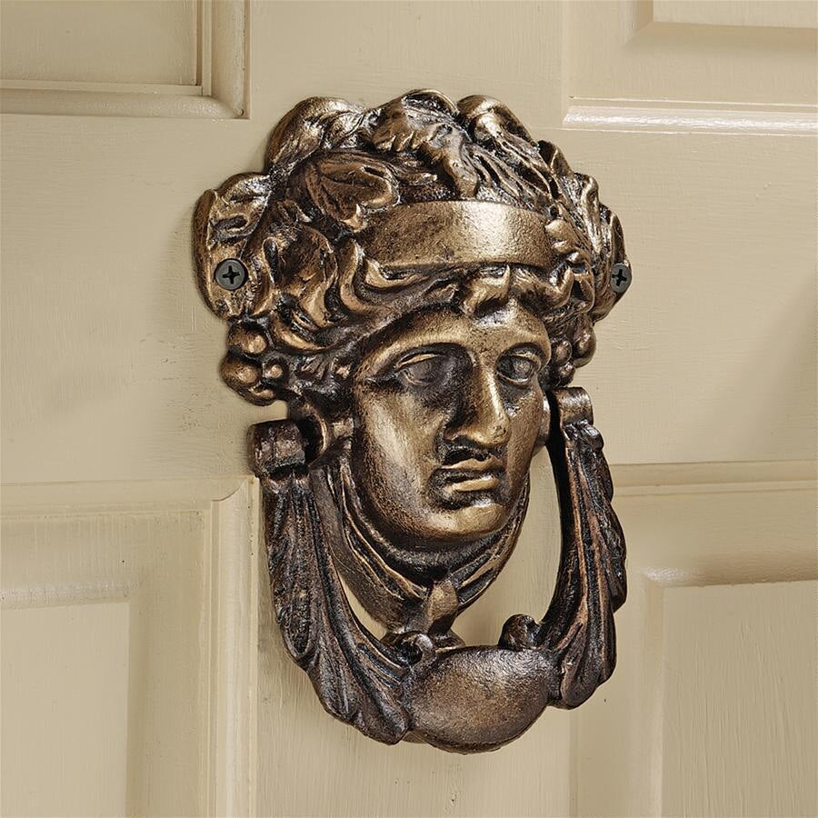 Athena, Goddess of Arts and Literature Authentic Foundry Iron Door Knocker