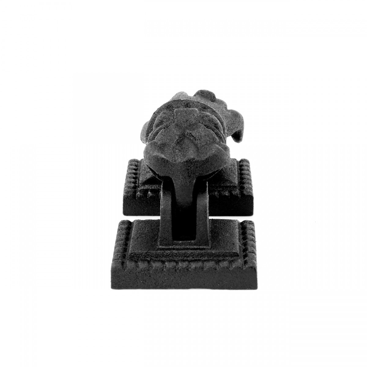 Black Cast Iron Door Knocker Hand Fist Design 4" inch Tall