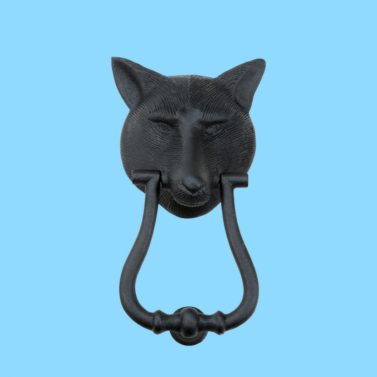 Black Front Door Knocker Cast Iron Animal Door Knocker 8 3/4 X 5 1/8