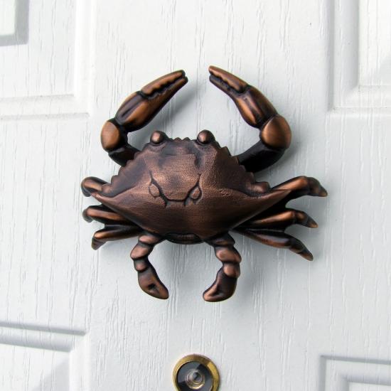 Blue Crab Door Knocker