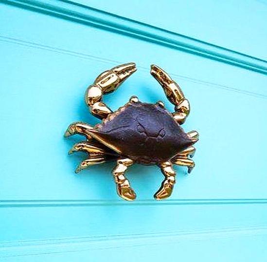 Blue Crab Door Knocker