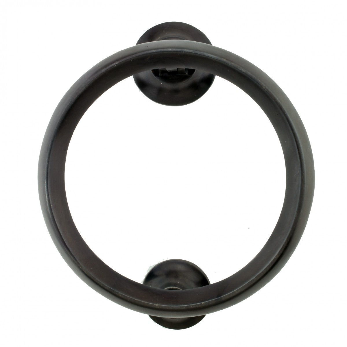 Brass Door Knocker Oil Rubbed Bronze Round Beveled 5 Inch for Front Door