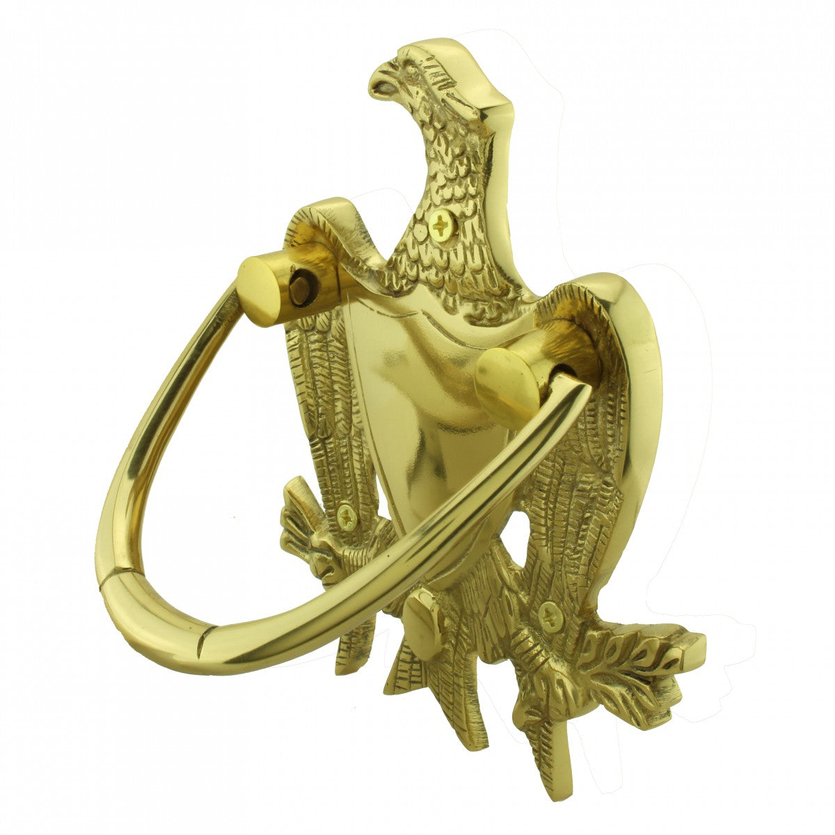 Brass Eagle Door Knocker For Front Door Entry Decor Heavy Duty