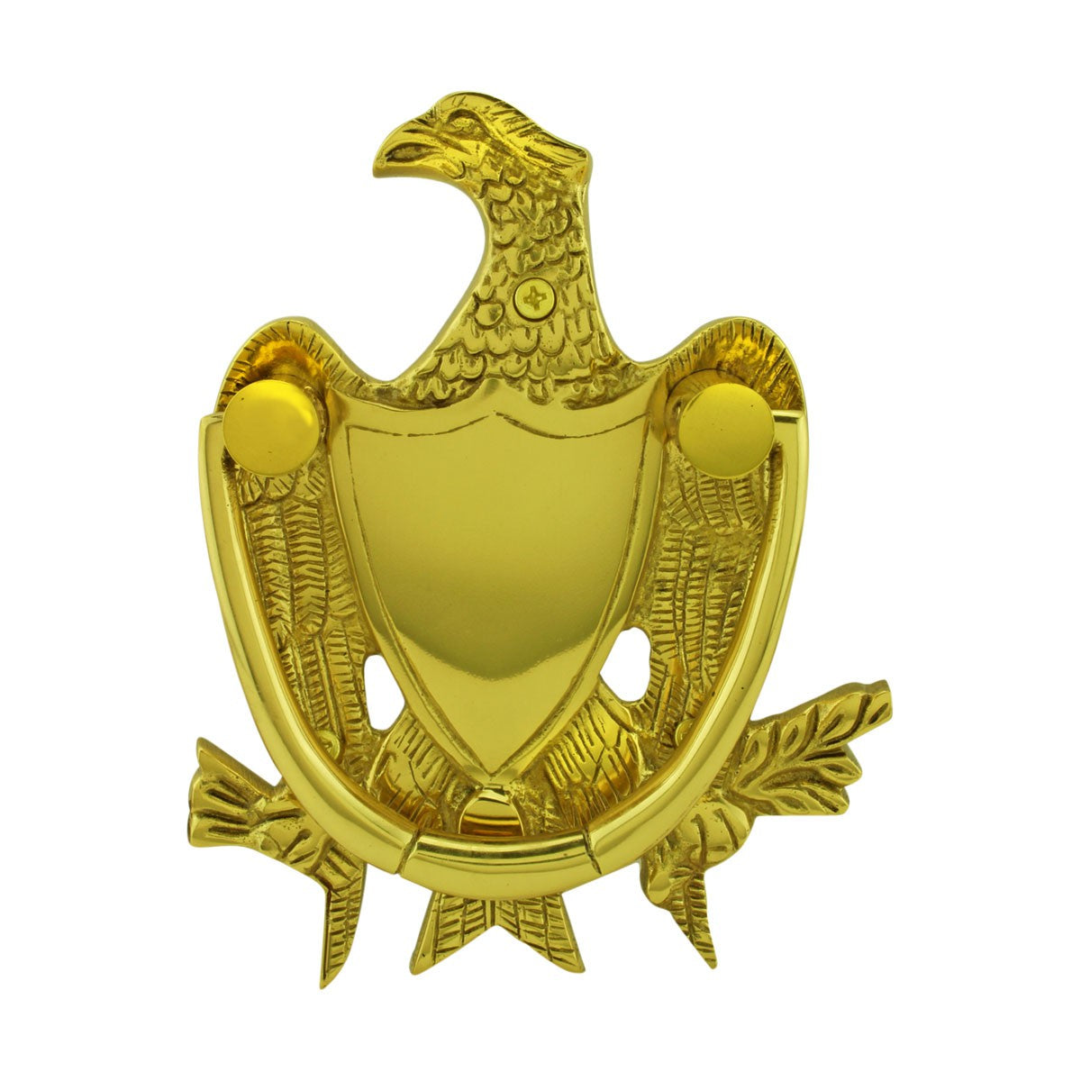 Brass Eagle Door Knocker For Front Door Entry Decor Heavy Duty