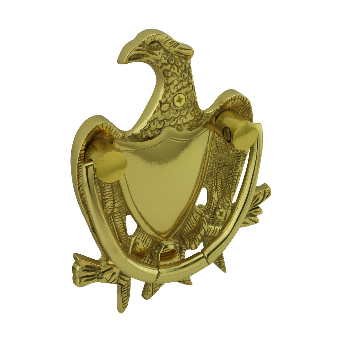 Brass Eagle Door Knocker For Front Door Entry Decor Heavy Duty