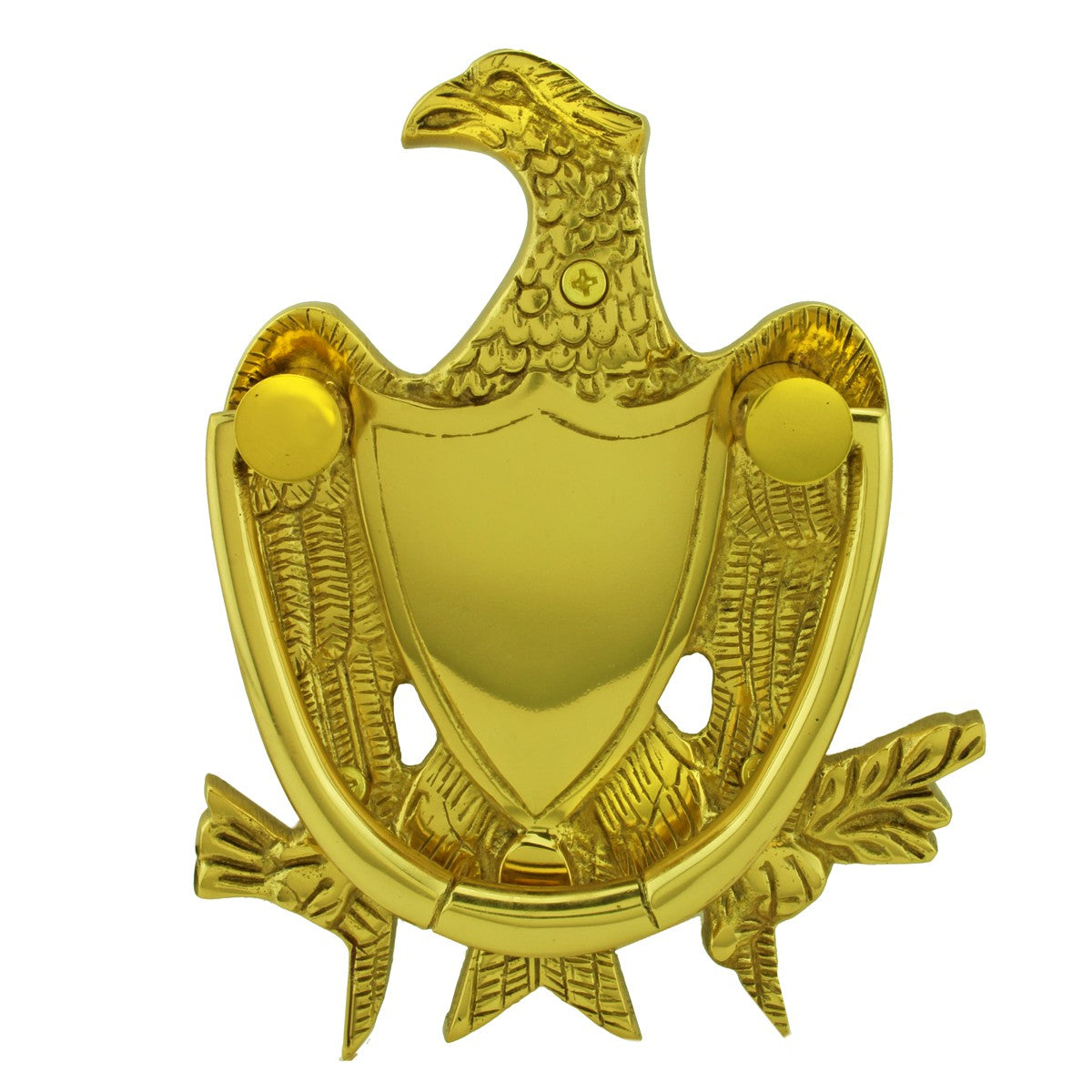 Brass Eagle Door Knocker For Front Door Entry Decor Heavy Duty