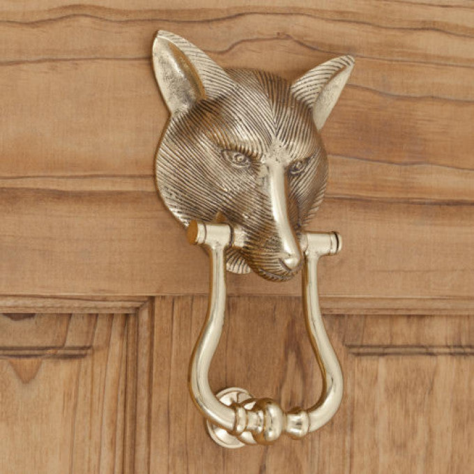 Brass Fox Door Knocker
