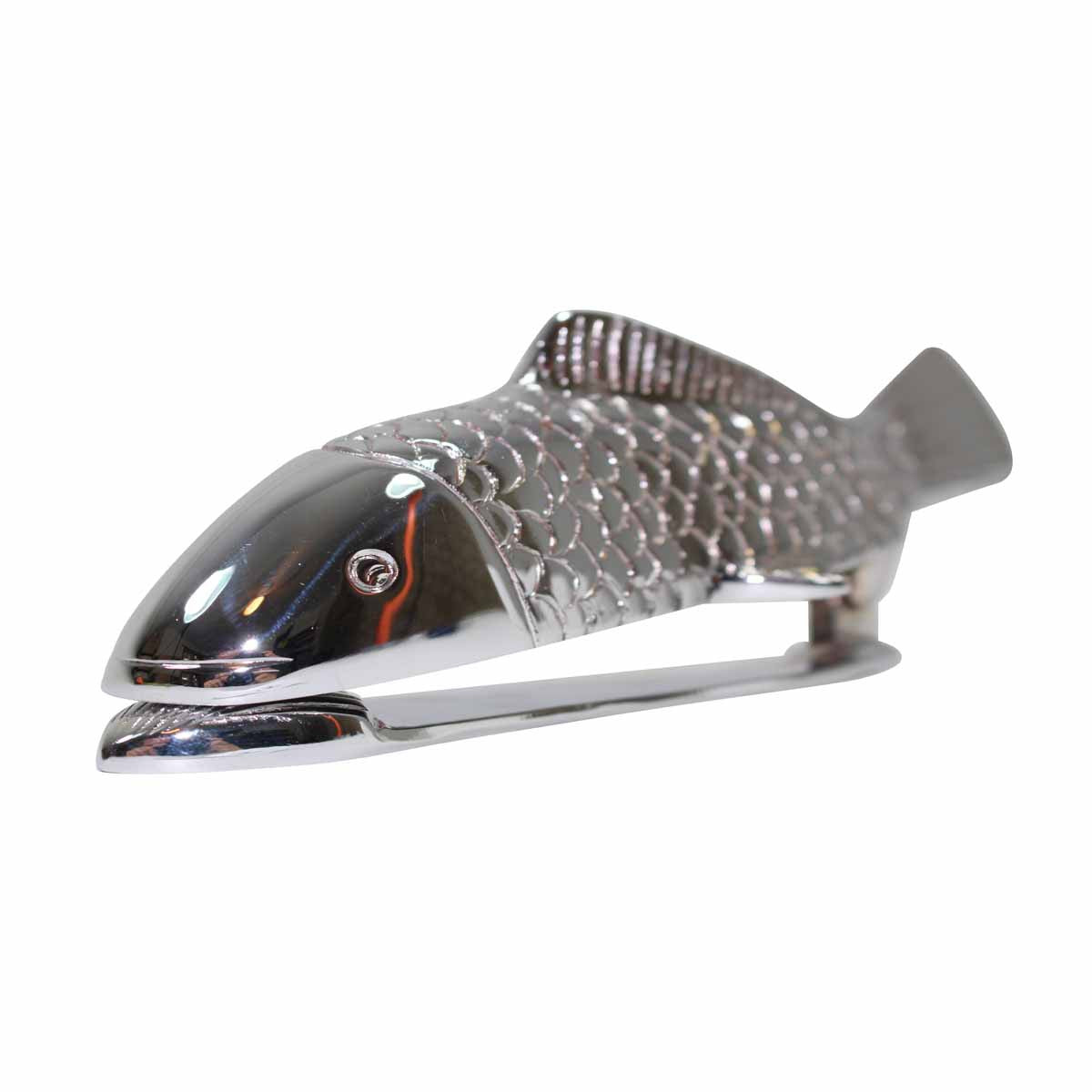 Chrome Brass Vintage Door Knocker Koi Fish 7.5"H