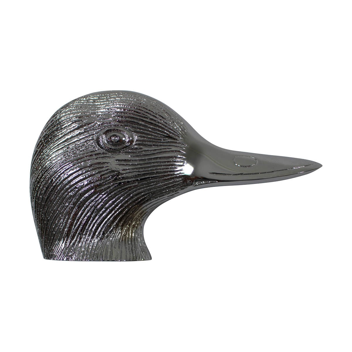 Chrome Solid Brass Door Knocker Duck Head