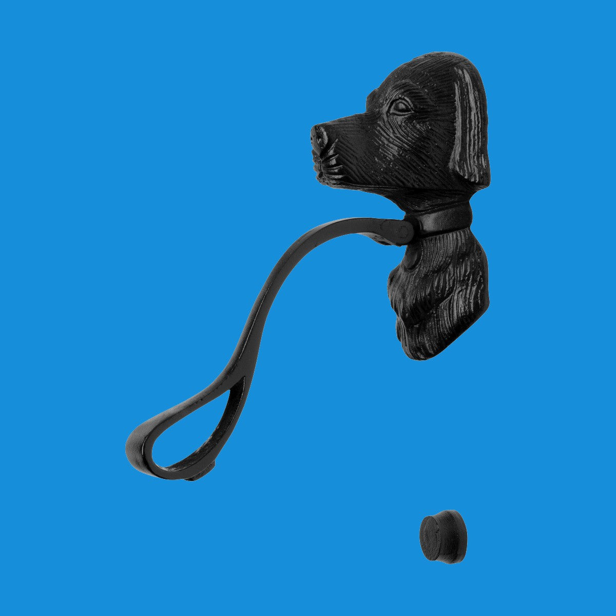 Door Knocker Animal Dog Unique Cast Iron Design Hardware Included