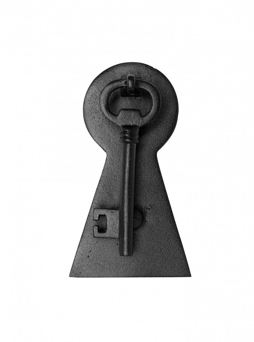 Door Knocker Black Cast Iron Iron Door Knocker Key Black 6 H x 3 1/2 W
