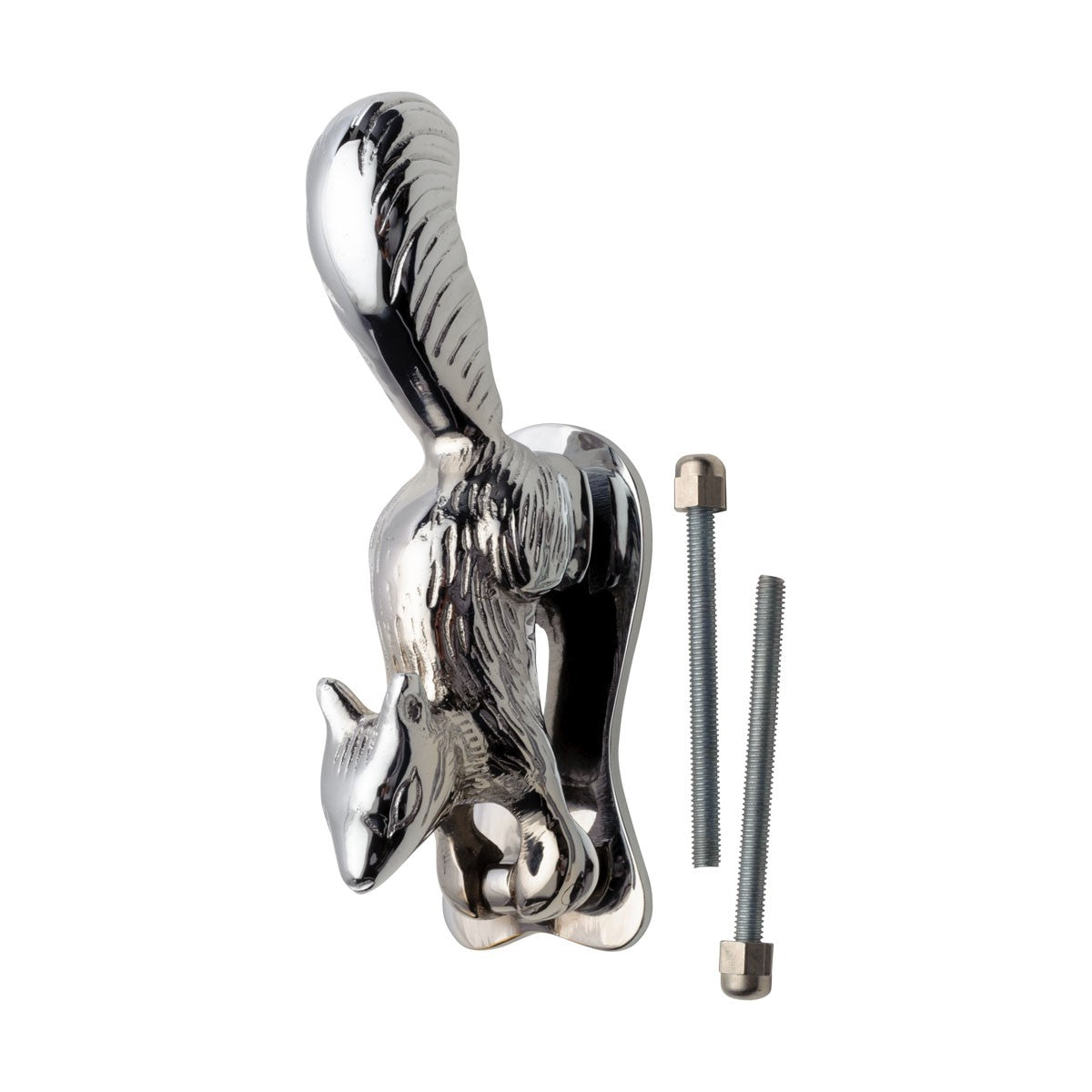 Door Knocker Chrome Over Brass Door Knocker Squirrel Chrome 6 3/4 H x