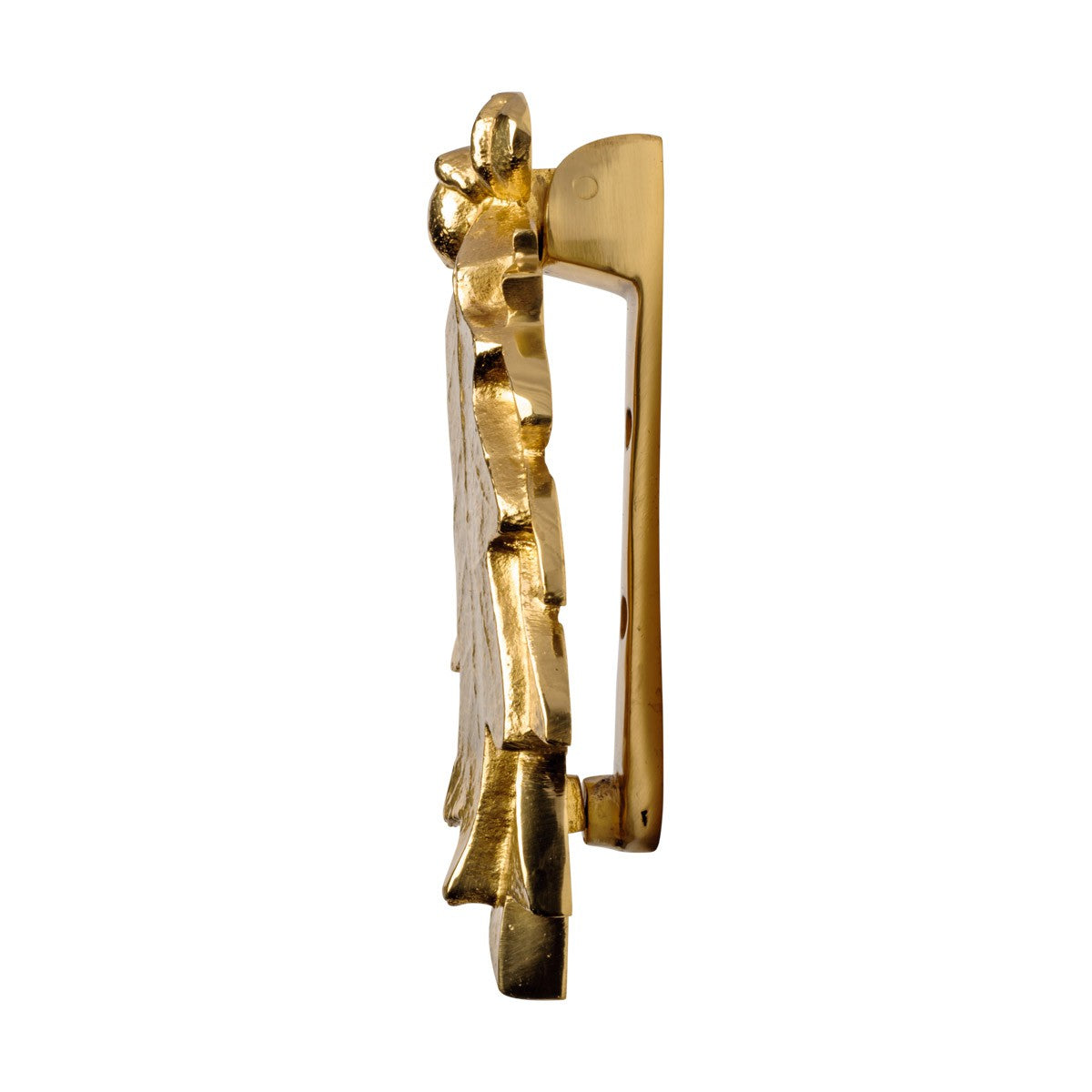 Door Knocker Polished/Lacquered Brass Door Knocker Brass P/L Oak Leaf