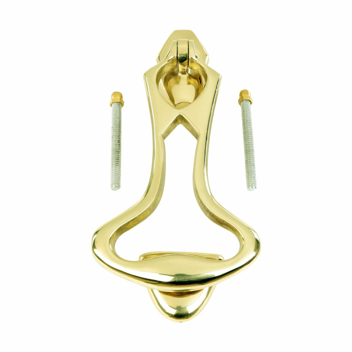 Door Knocker Solid Brass Art Deco 8"H x 3.5"W