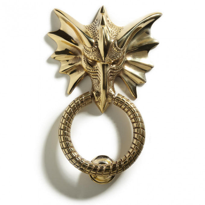Dragon Solid Brass Door Knocker