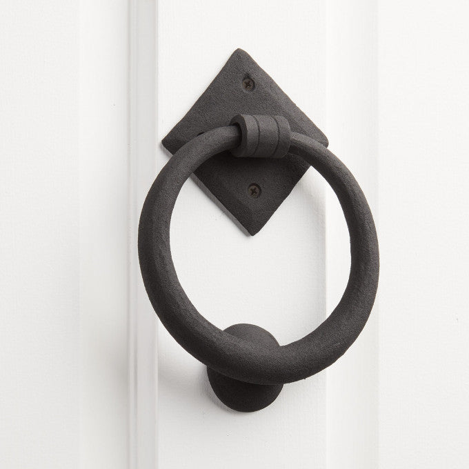 Elkhart Hand-Forged Iron Door Knocker