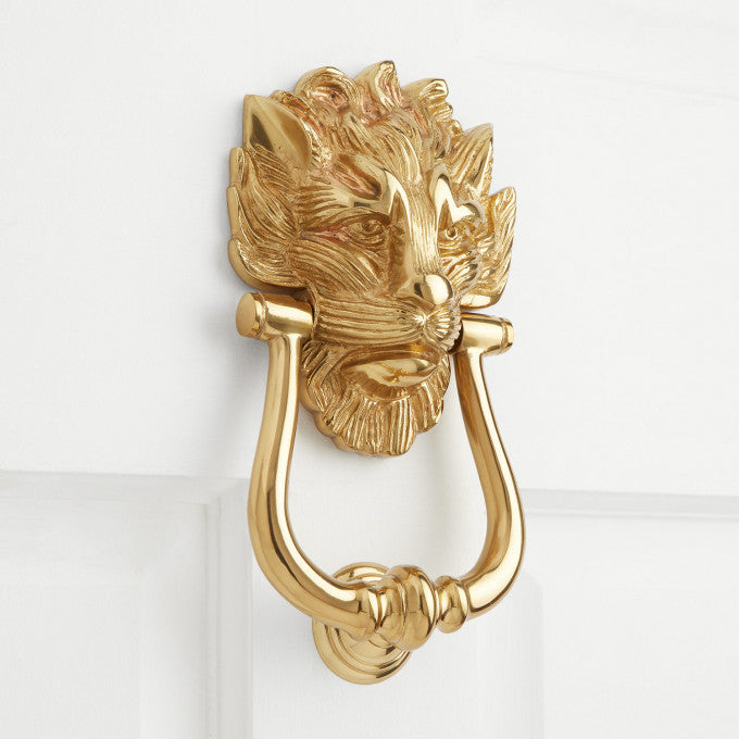 Large Lion's Head Door Knocker