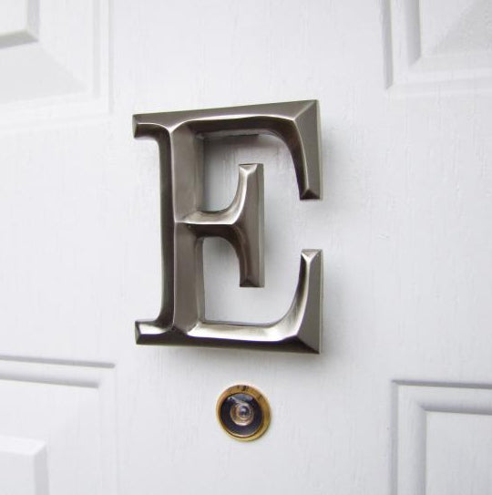 Monogram Letter E Door Knocker