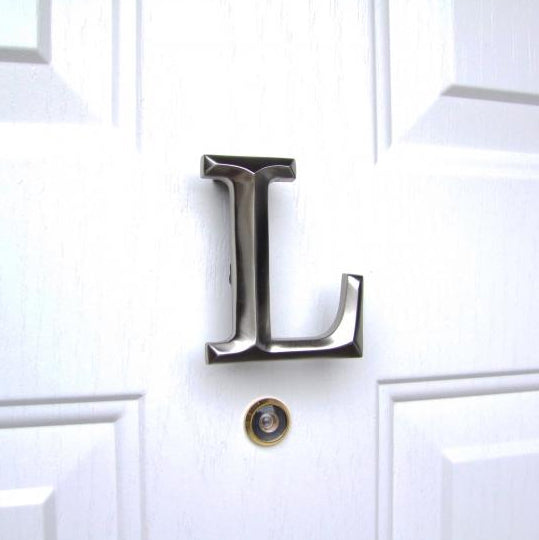 Monogram Letter L Door Knocker