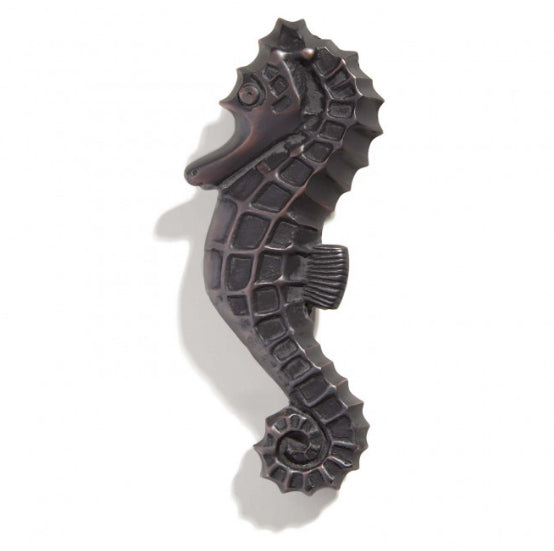 Seahorse Door Knocker - Brushed Nickel
