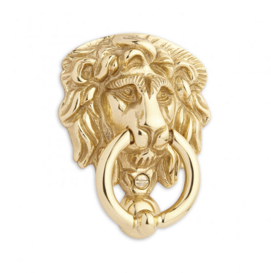 Small Brass Lion Door Knocker