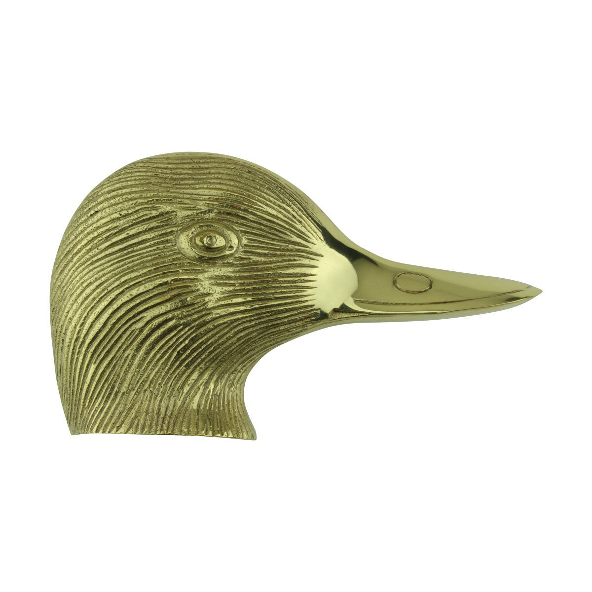 Solid Brass Door Knocker Duck Head