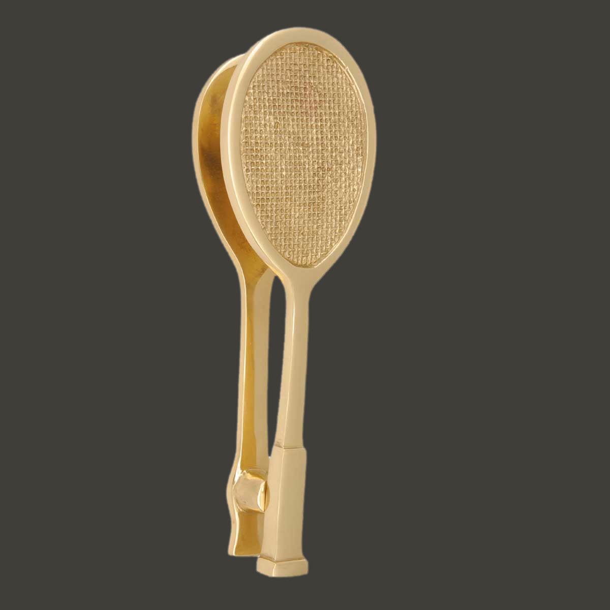 Solid Brass Door Knocker Tennis Racket Badminton 7.5"H
