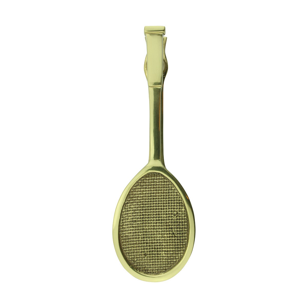 Solid Brass Door Knocker Tennis Racket Badminton 7.5"H